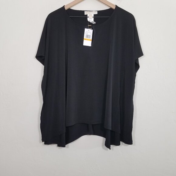 MICHAEL Michael Kors Tops - NWT MICHAEL Michael Kors Tunic Top Blouse Black Size S